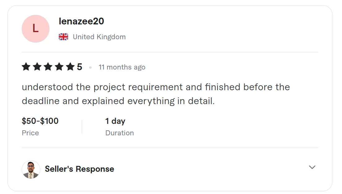 Research consultancy client review